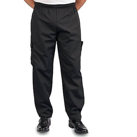 Allpoints Kng Xs Baggy Chef Pants Black 1138XS